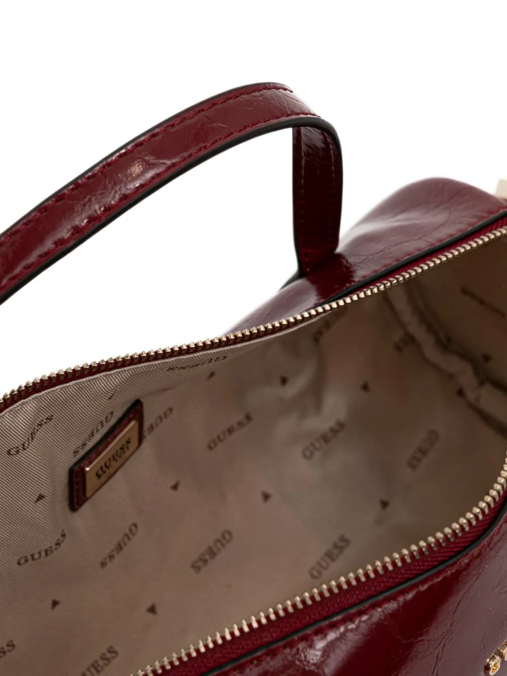 GUESS USA Taylor shopper met gekreukte afwerking Rood