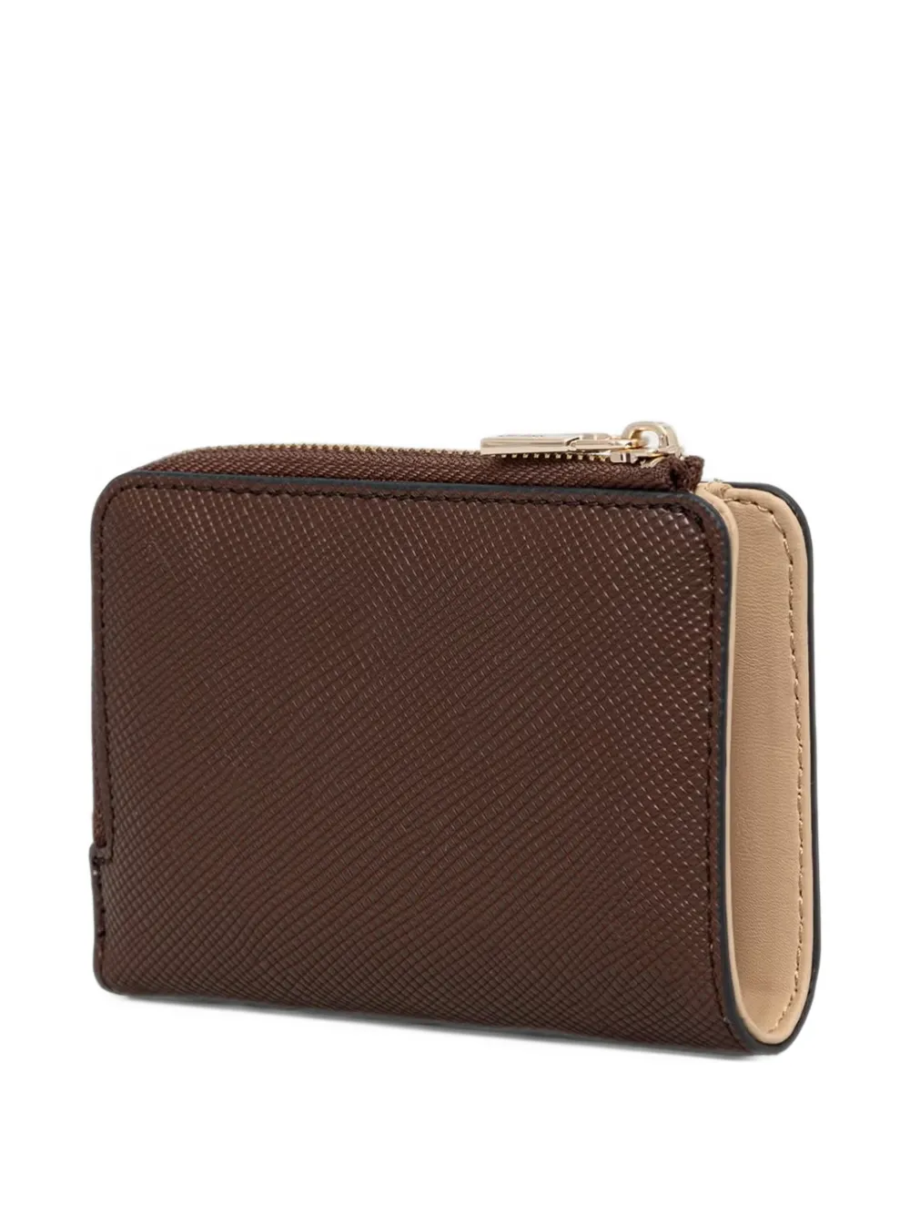 GUESS USA Danielle opvouwbare portemonnee met logo-plakkaat Bruin