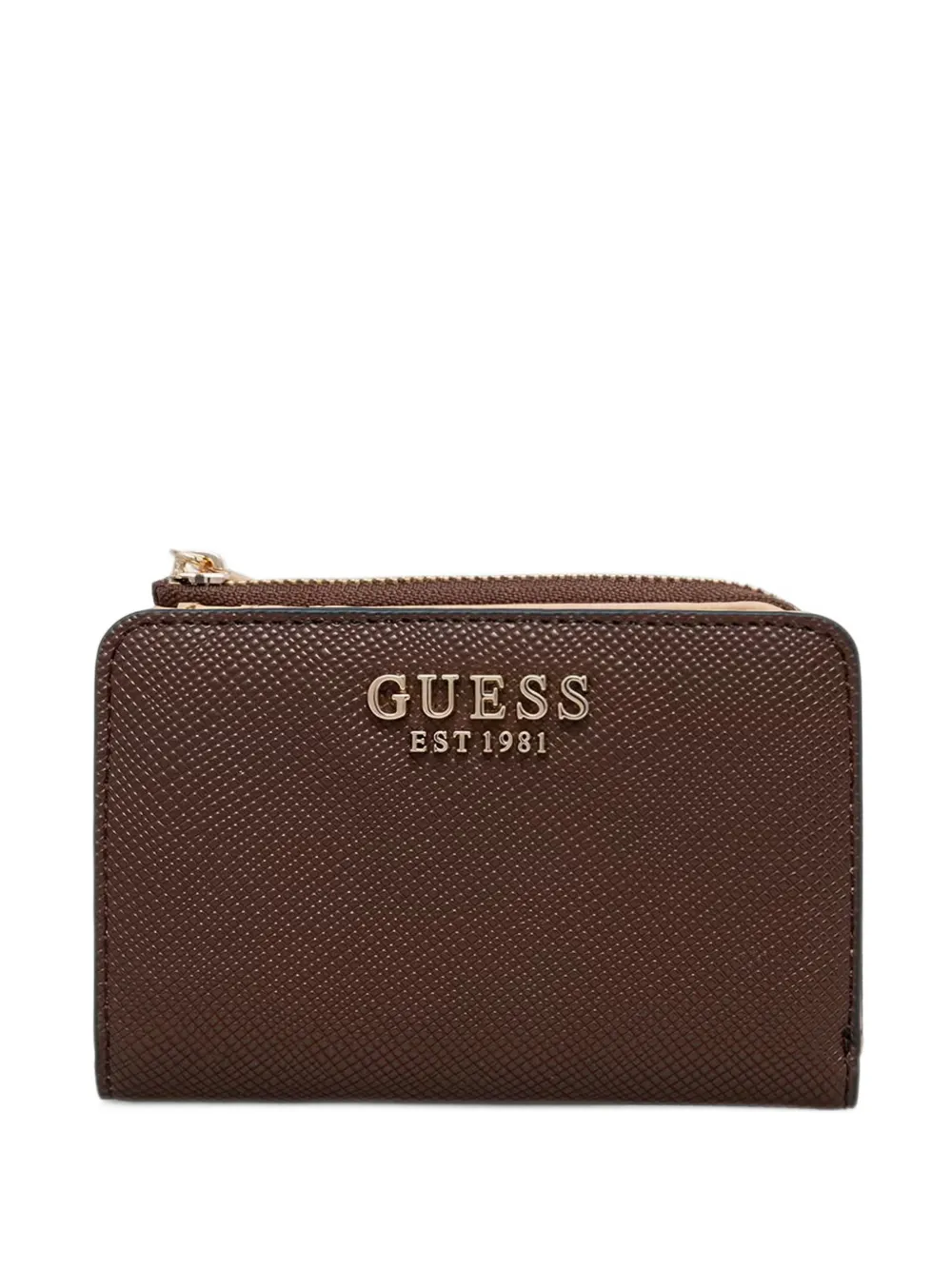 GUESS USA Danielle logo-plaque bifold wallet - Marrone