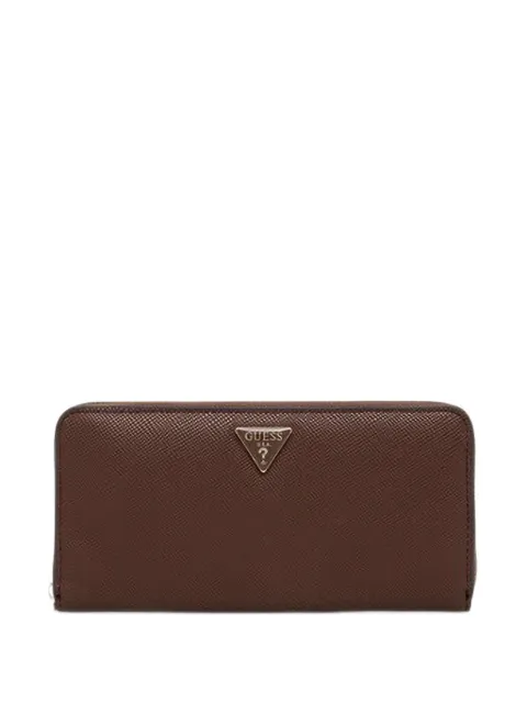 GUESS USA Danielle logo-plaque wristlet wallet