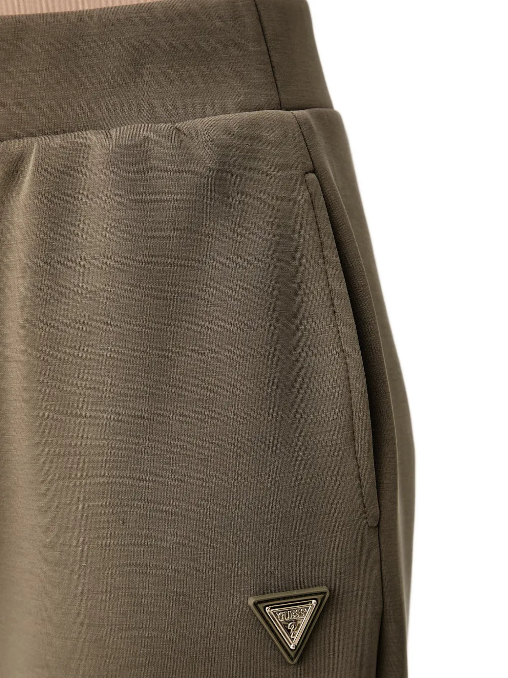 GUESS USA Olympe trainingsbroek met logo-plakkaat Groen