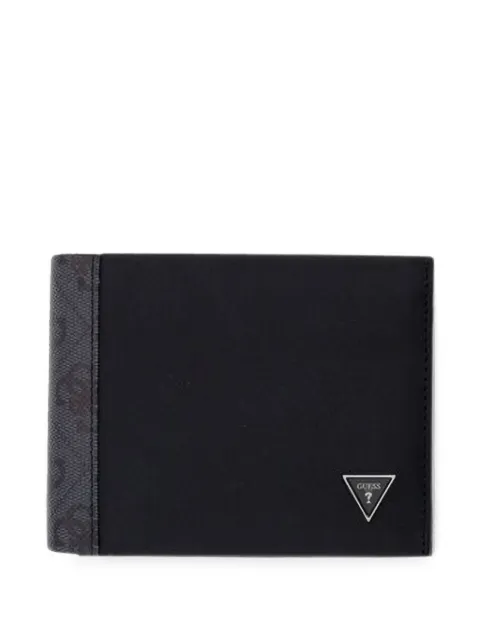 GUESS USA logo-plaque bi-fold wallet