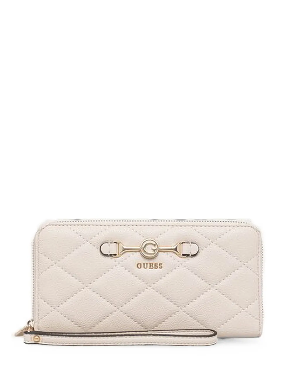 GUESS USA Frances quilted-finish wallet - Weiß