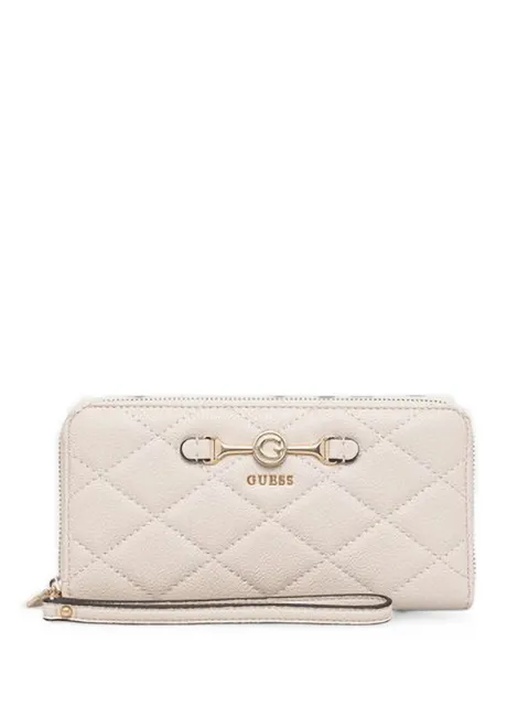 GUESS USA Frances quilted-finish wallet