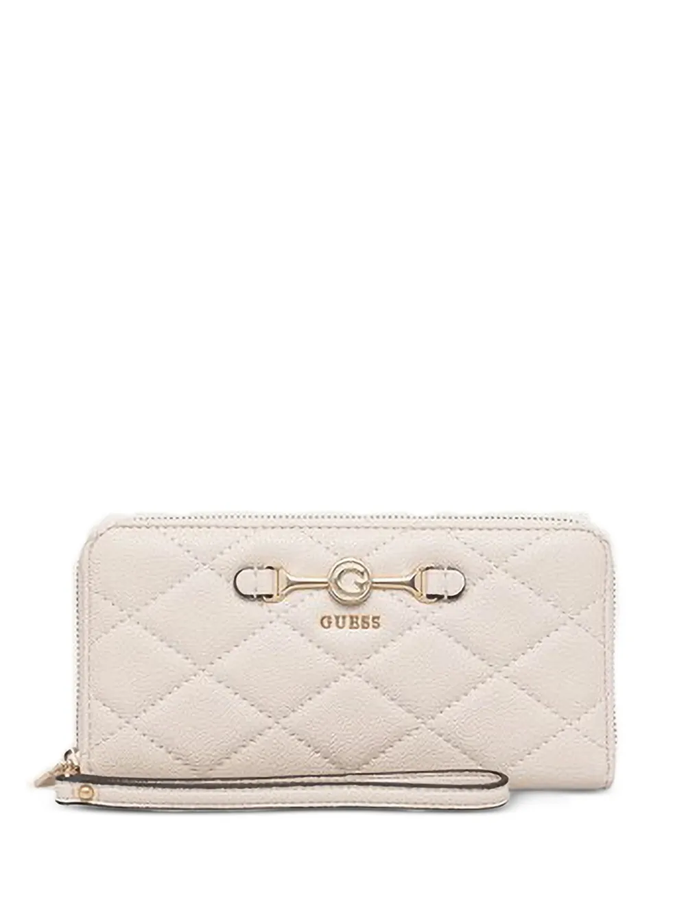 GUESS USA Frances quilted-finish wallet - Weiß