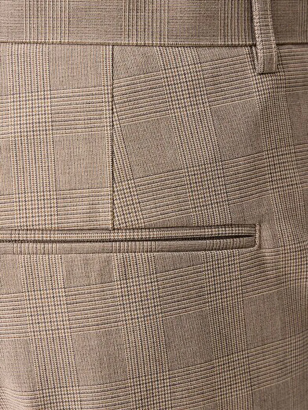 GUESS USA Geruite pantalon Beige