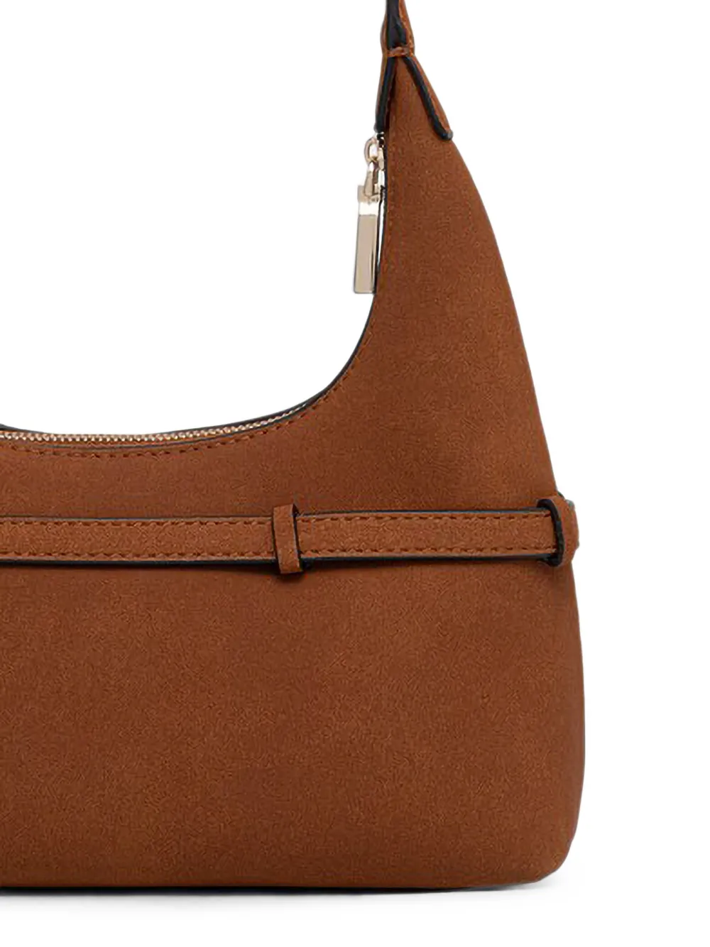 GUESS USA Taylor mini-shopper met gespdetail en bloembedel Bruin