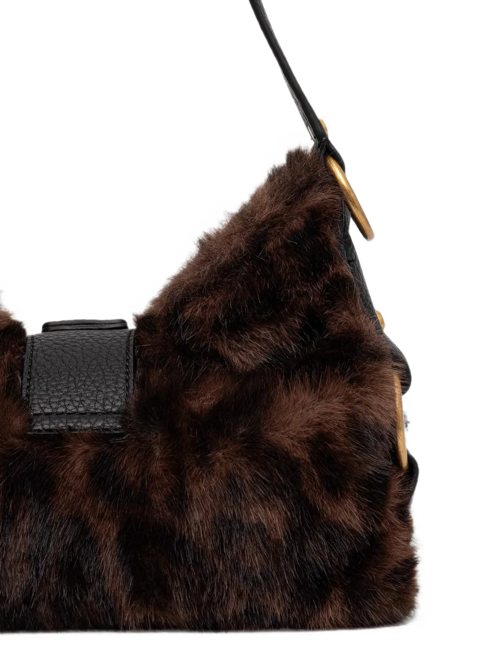GUESS USA Camden mini-shopper met luipaard-print Bruin