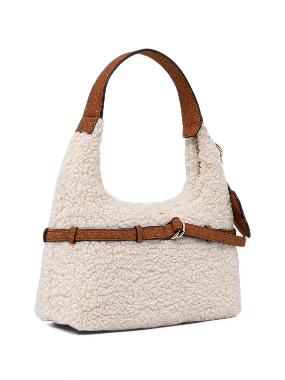 GUESS USA Taylor mini-shopper met gespdetail Beige