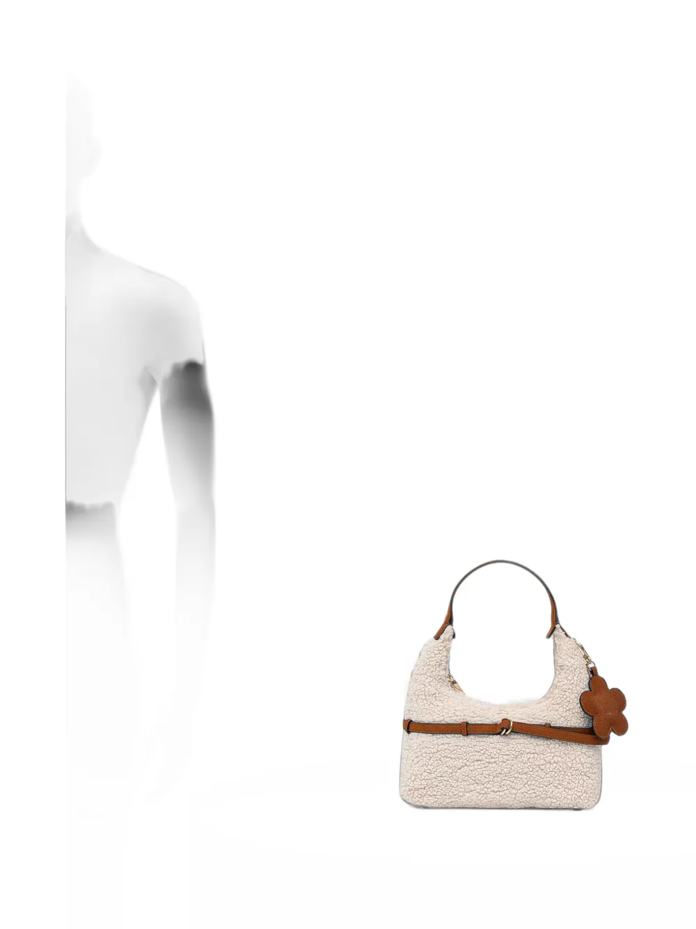 GUESS USA Taylor mini-shopper met gespdetail Beige