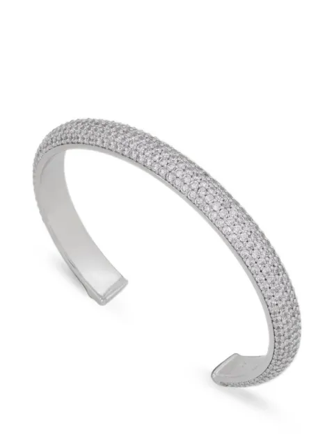 GUESS USA pavé-set crystal-embellished cuff bracelet