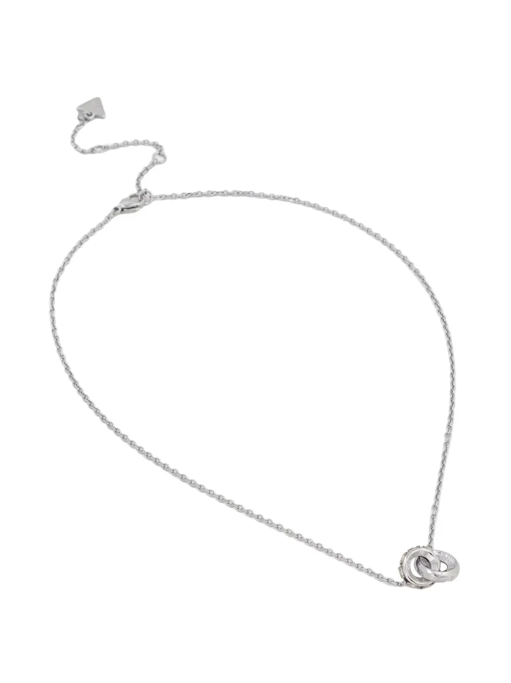 GUESS USA Les Baguettes crystal-embellished necklace - Argento