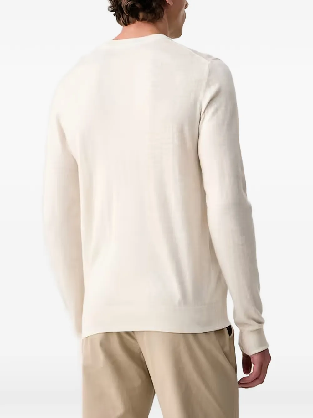 GUESS USA T-shirt met geborduurd logo en ronde hals Beige