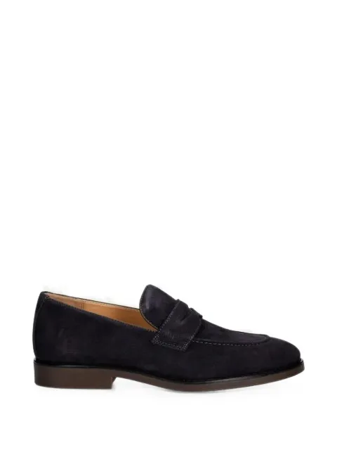 GUESS USA Driftkin suede penny loafers
