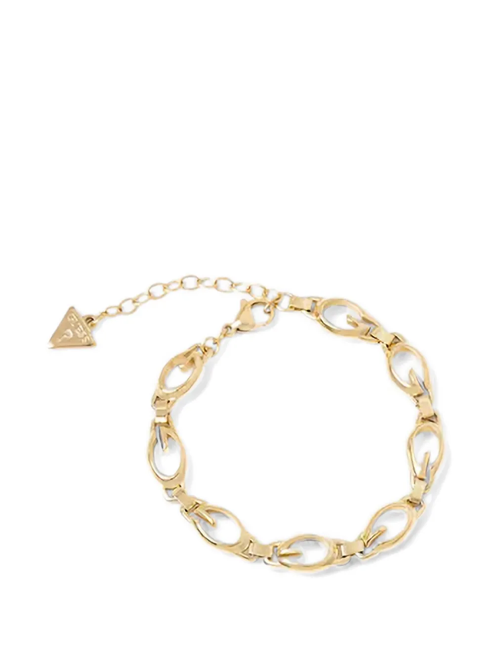 GUESS USA Camden logo-link charm bracelet - Oro