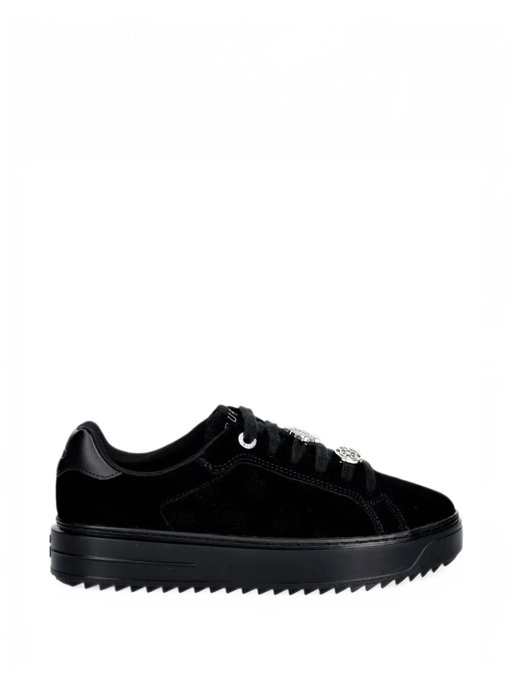 GUESS USA Duena logo-plaque platform sneakers - Schwarz