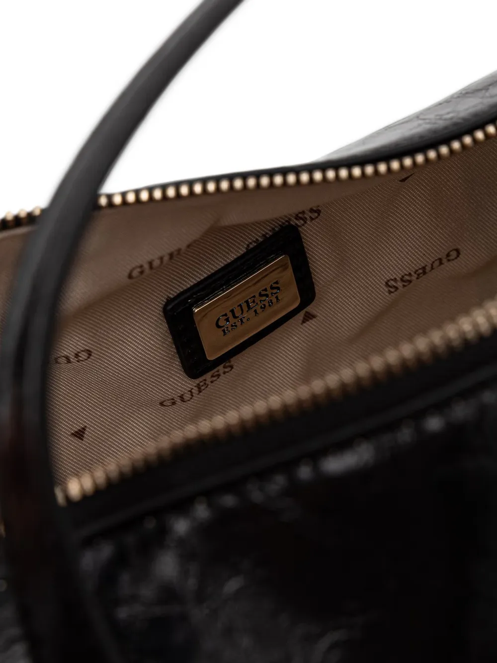 GUESS USA Taylor shopper met gekreukt effect Zwart