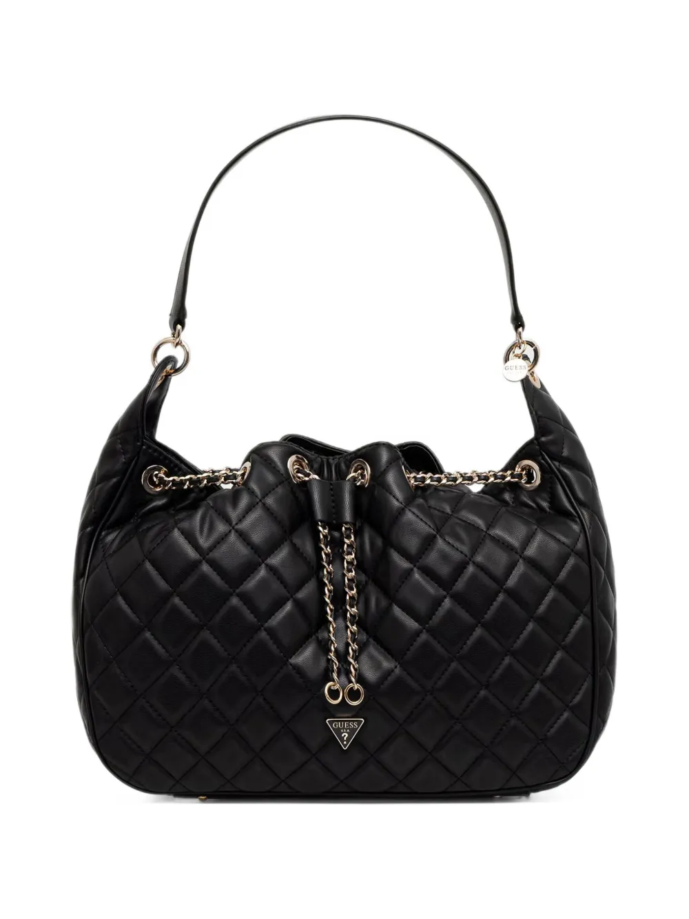 GUESS USA Juliet quilted hobo bag - Schwarz
