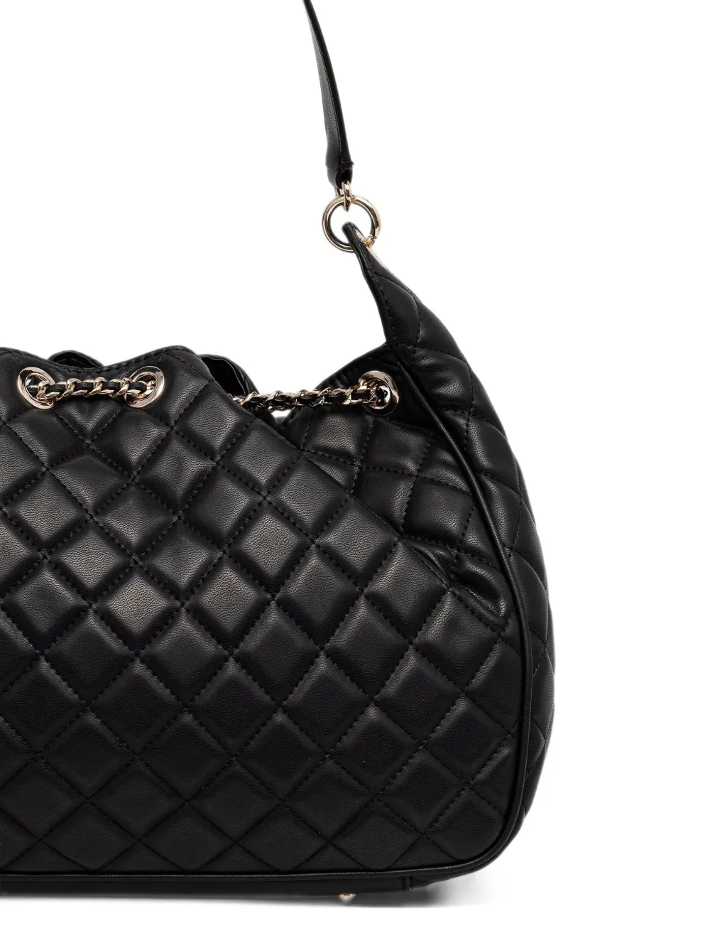 GUESS USA Juliet quilted shoulder bag Zwart