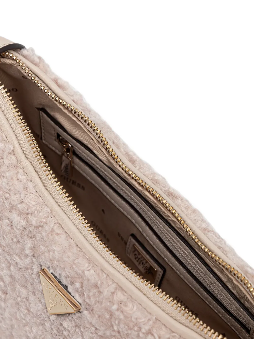 GUESS USA Kati schoudertas Beige