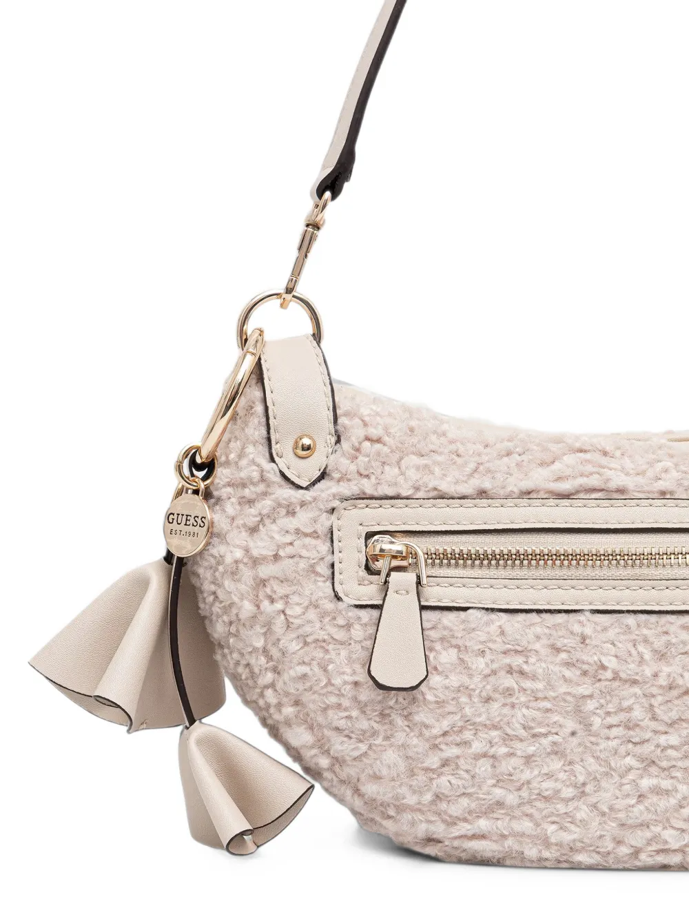 GUESS USA Kati schoudertas Beige