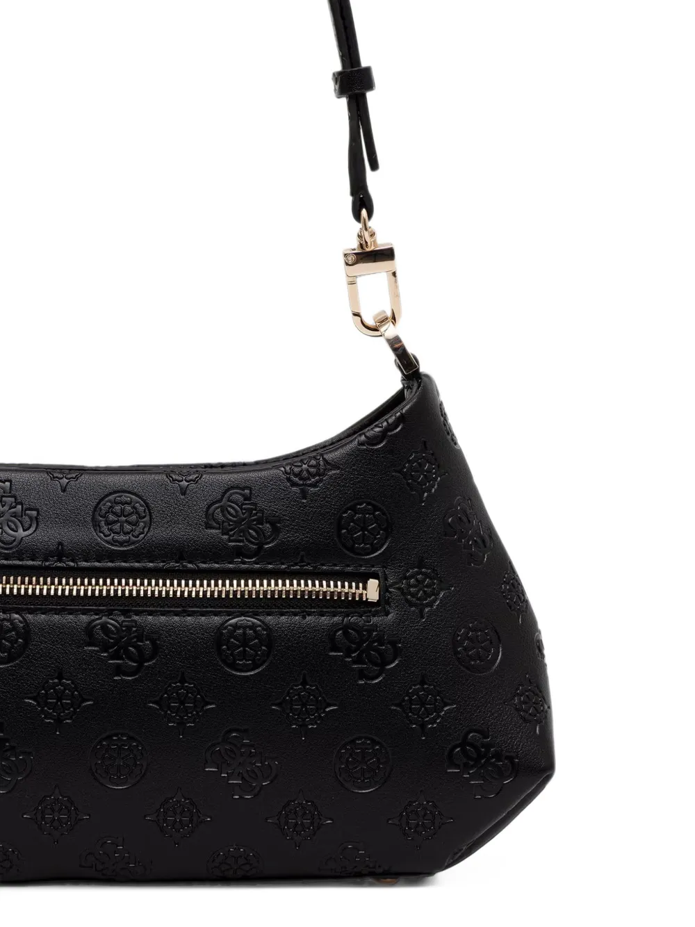 GUESS USA Carmella logo shoulder bag Zwart