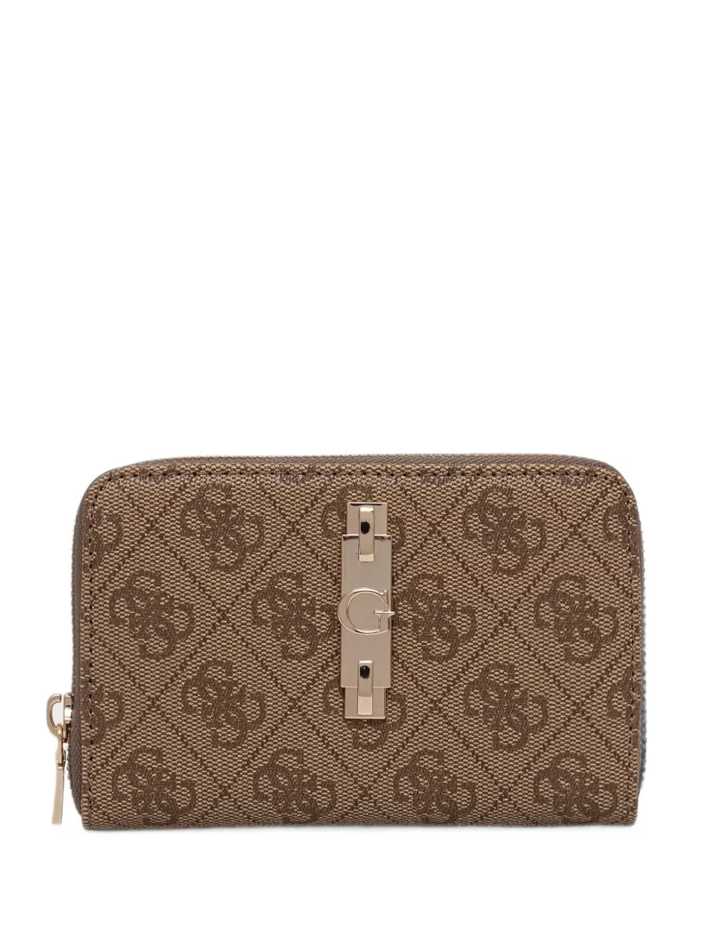 GUESS USA Yvonne logo wallet - Braun