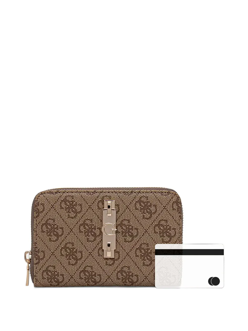 GUESS USA Yvonne logo wallet Bruin