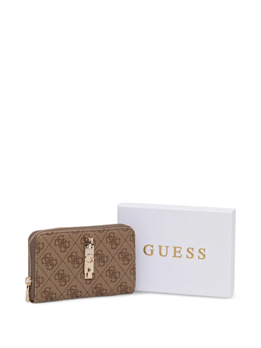 GUESS USA Yvonne logo wallet Bruin