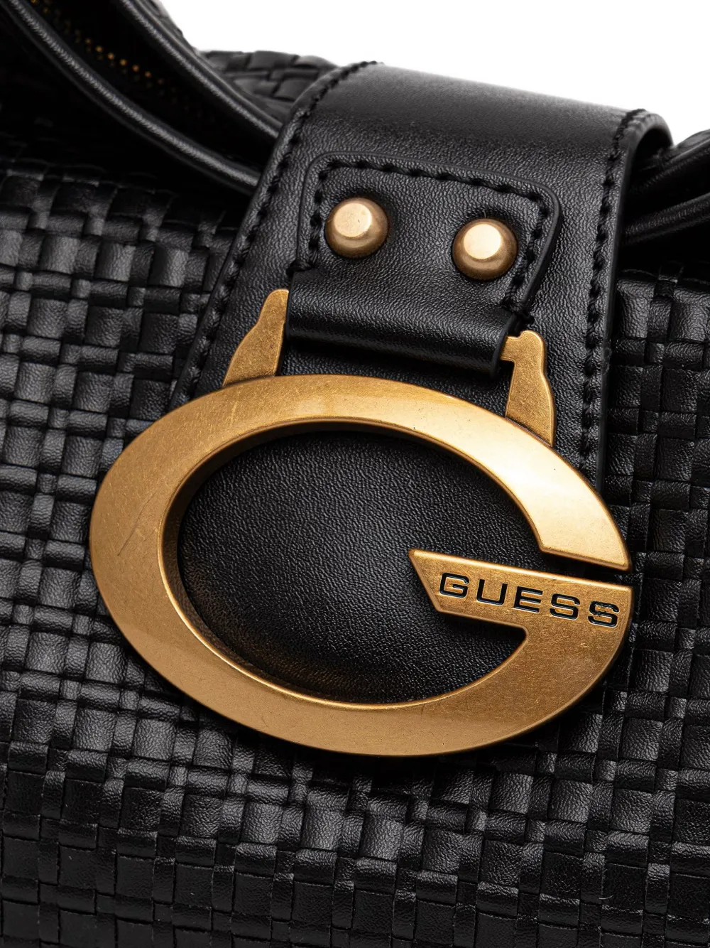 GUESS USA Camden shoulder bag Zwart
