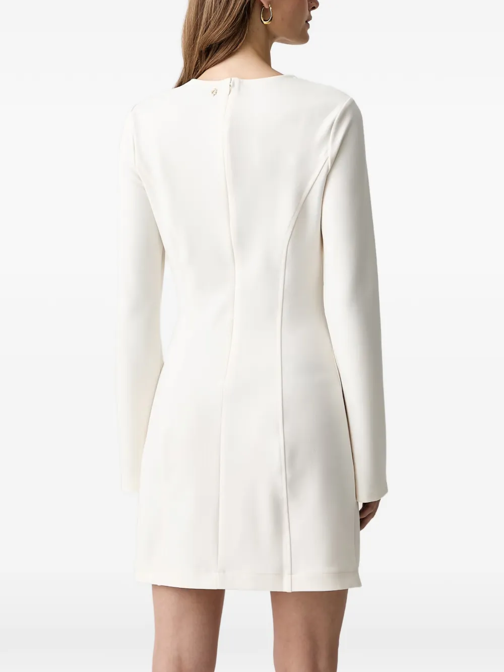 GUESS USA Mini-jurk verfraaid met kristallen en sleutelgatdetail Wit