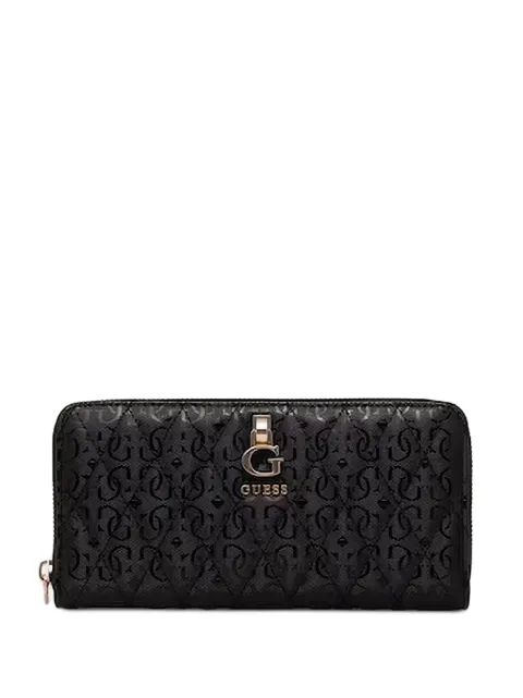 GUESS USA Tamara quilted logo-embossed wallet