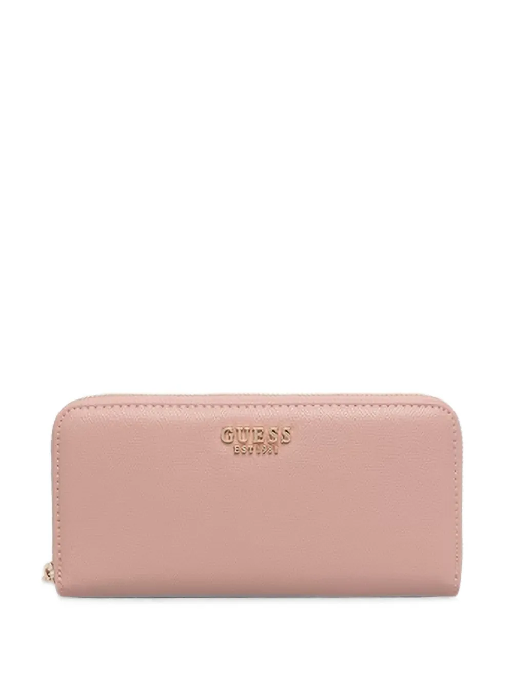 GUESS USA Amorette logo-plaque zip-around wallet - Rosa