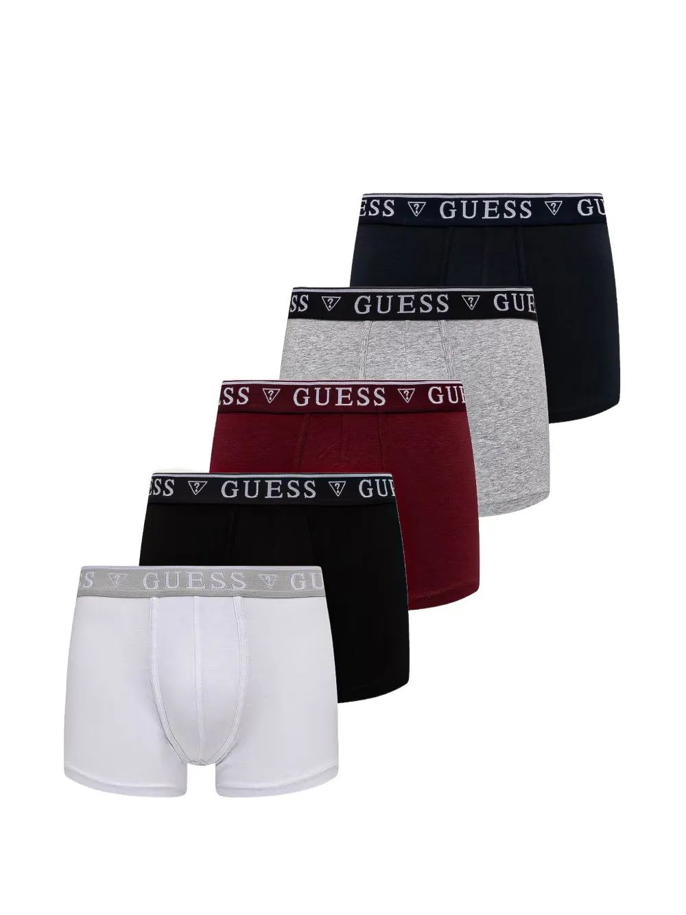 GUESS USA logo-waistband boxers (set of five) - Schwarz