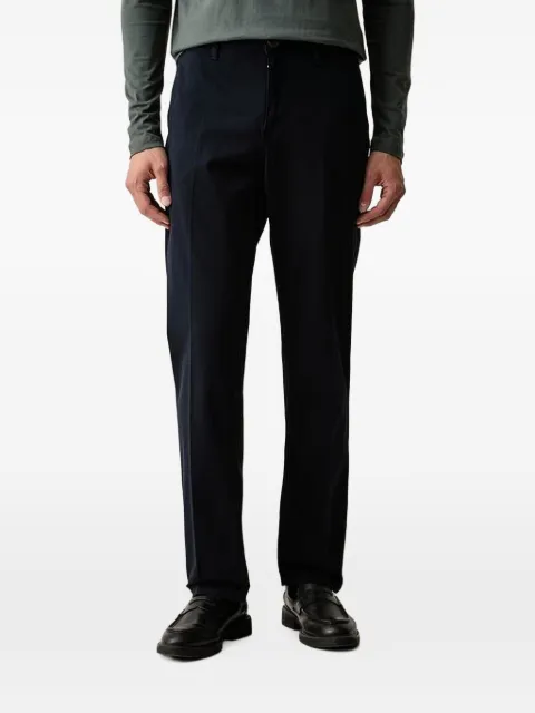 GUESS USA Angels logo-patch straight-leg trousers
