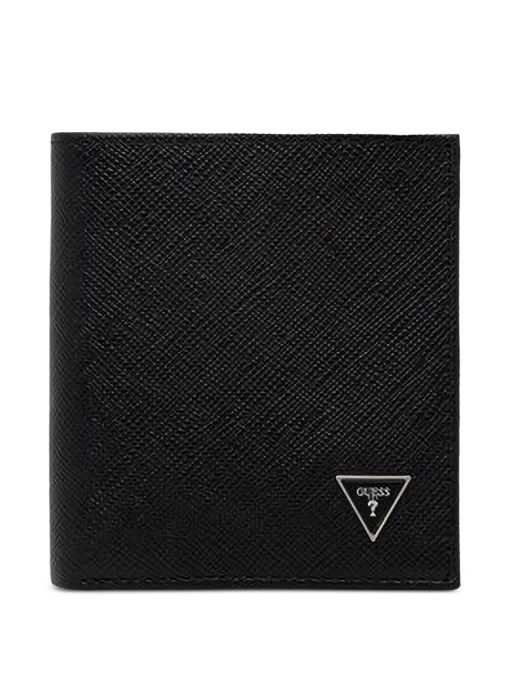 GUESS USA Milano logo-plaque bifold wallet - Schwarz