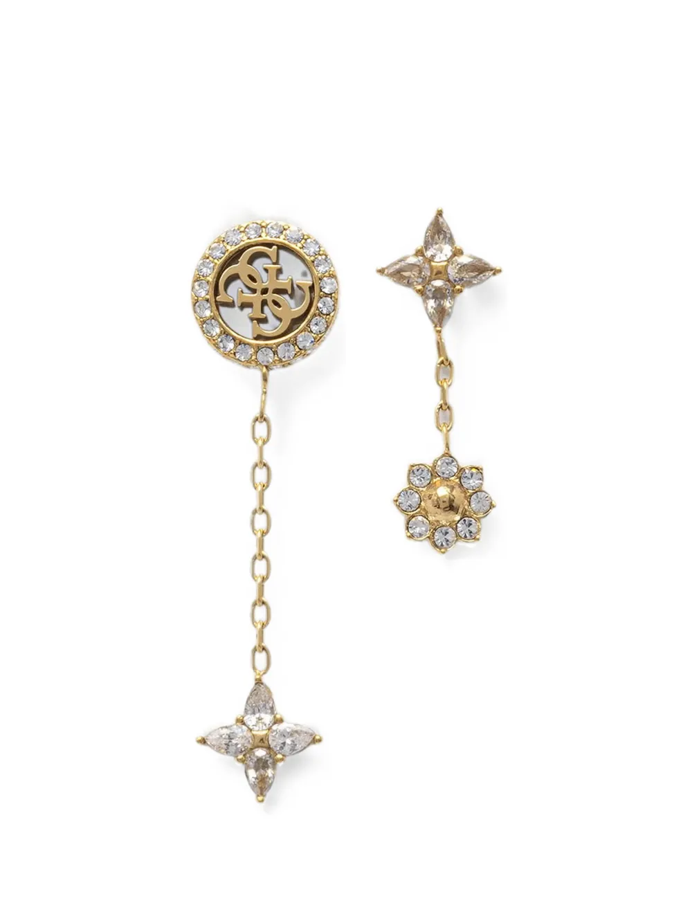 GUESS USA Secret Garden crystal-embellished earrings (set of three)