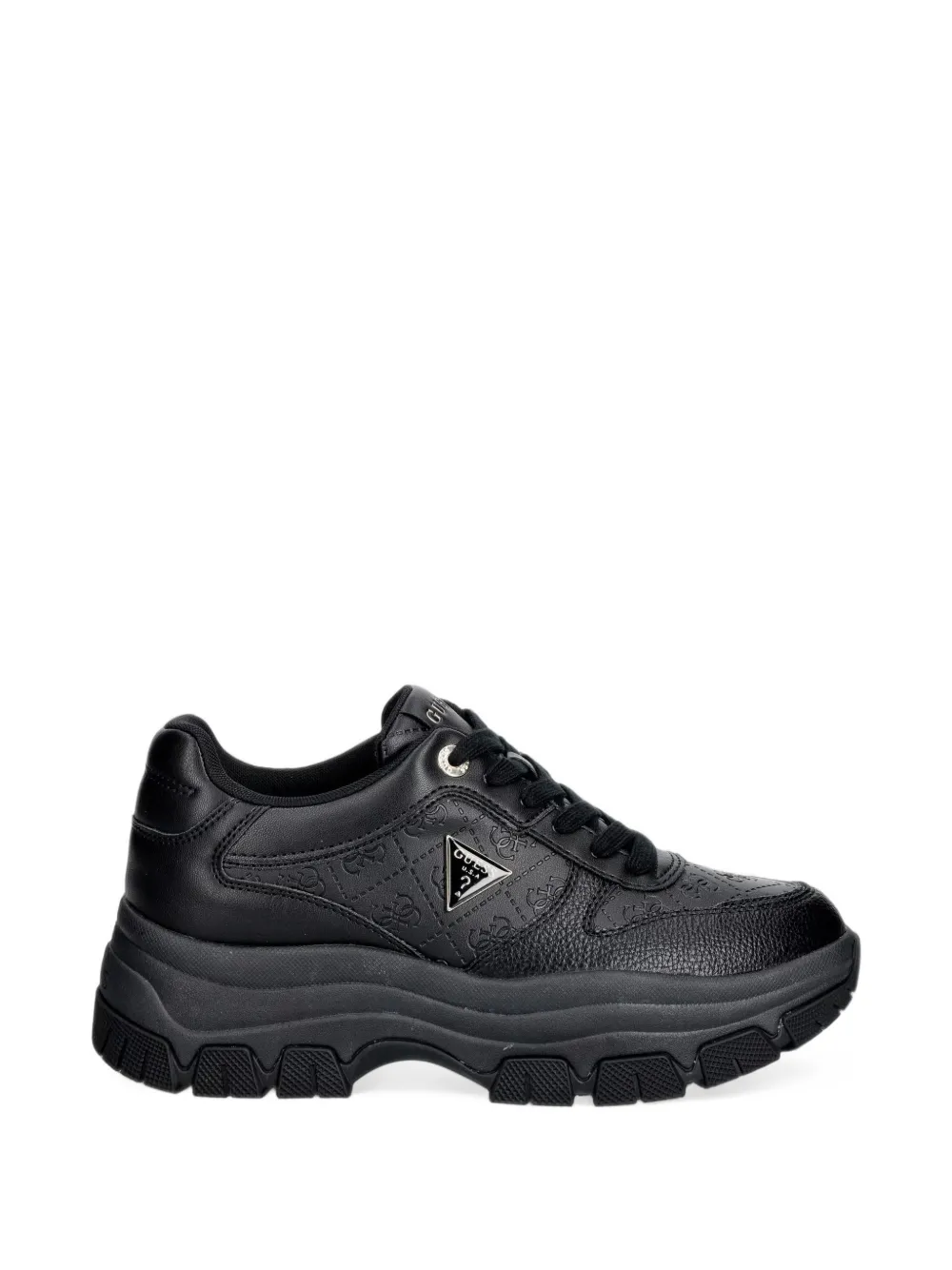 GUESS USA Beneto logo-embossed chunky sneakers - Schwarz
