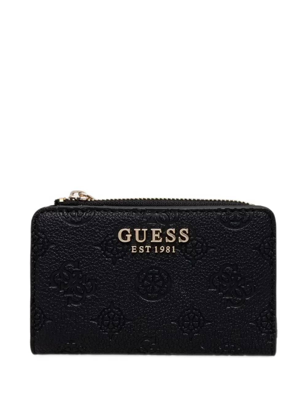 GUESS USA logo-embossed zip-around wallet - Nero