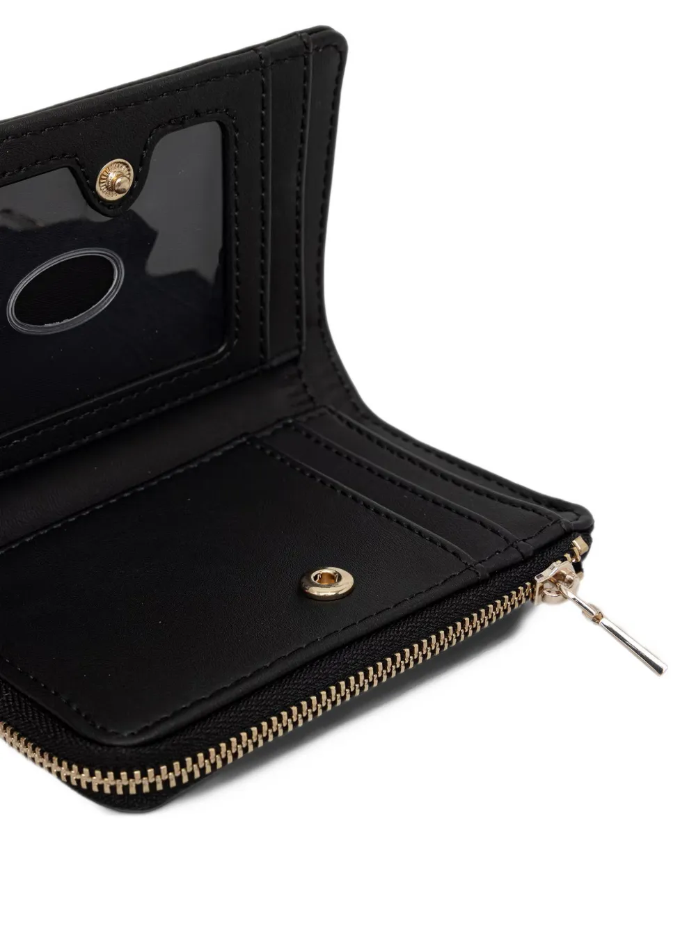 GUESS USA logo-embossed zip-around wallet Zwart