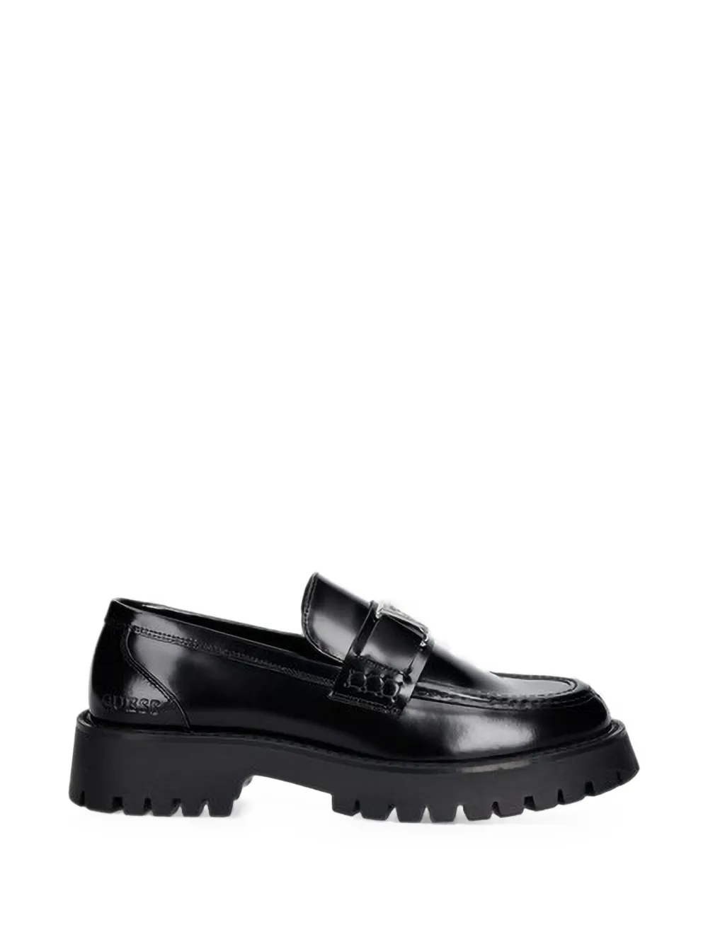 GUESS USA logo-plaque lug-sole loafers