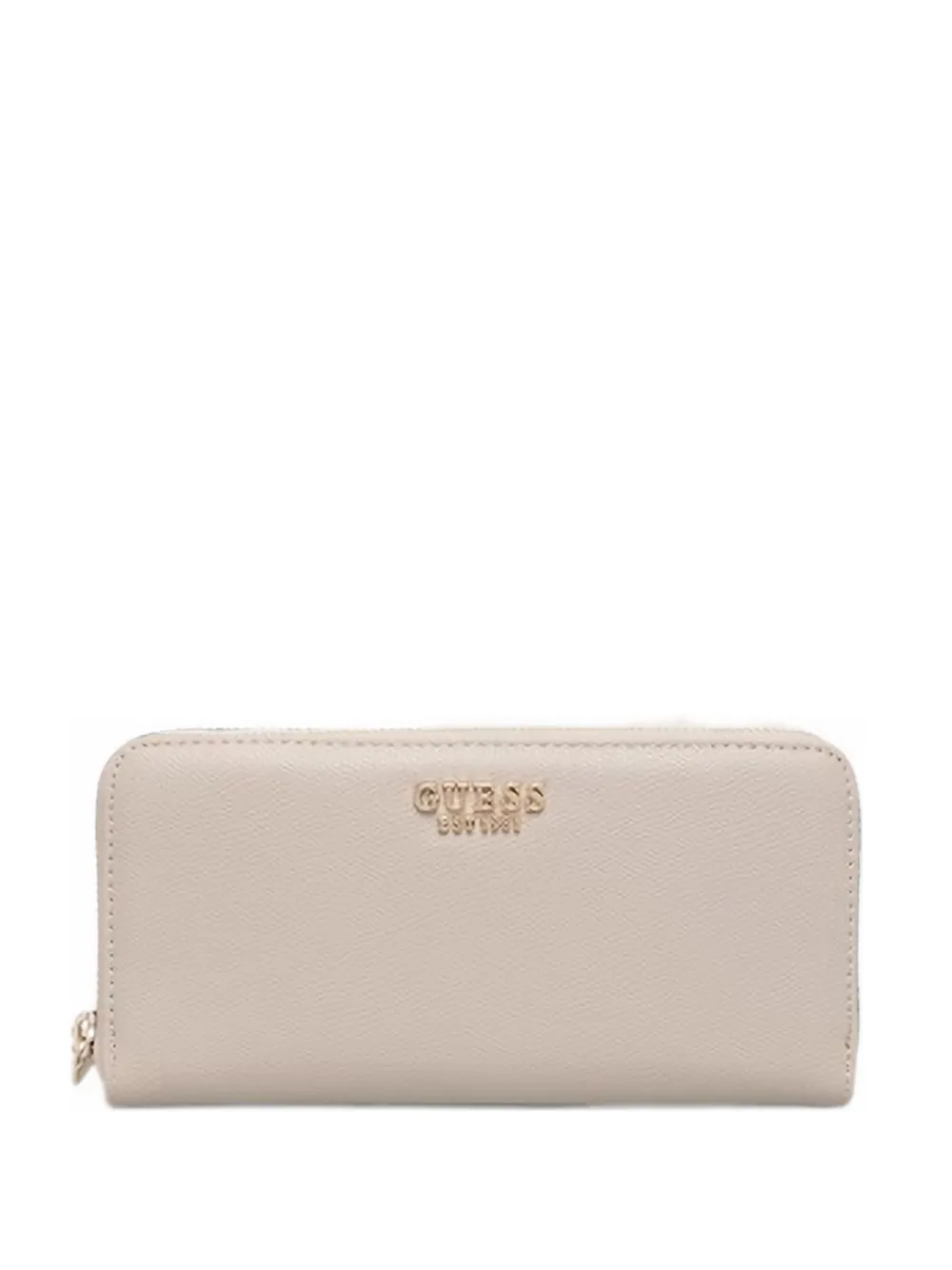 GUESS USA Amorette logo-plaque zip-around wallet - Toni neutri