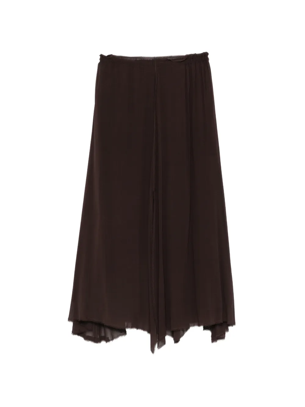Kristensen Du Nord raw-edge layered midi skirt