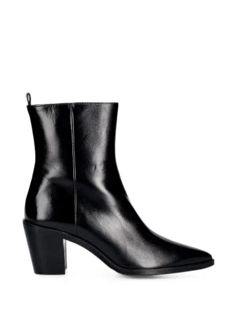 BILLI BI pointed-toe leather boots