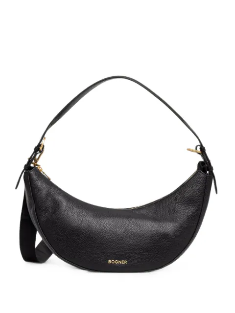 BOGNER Wallis Kyla grained-leather crescent shoulder bag