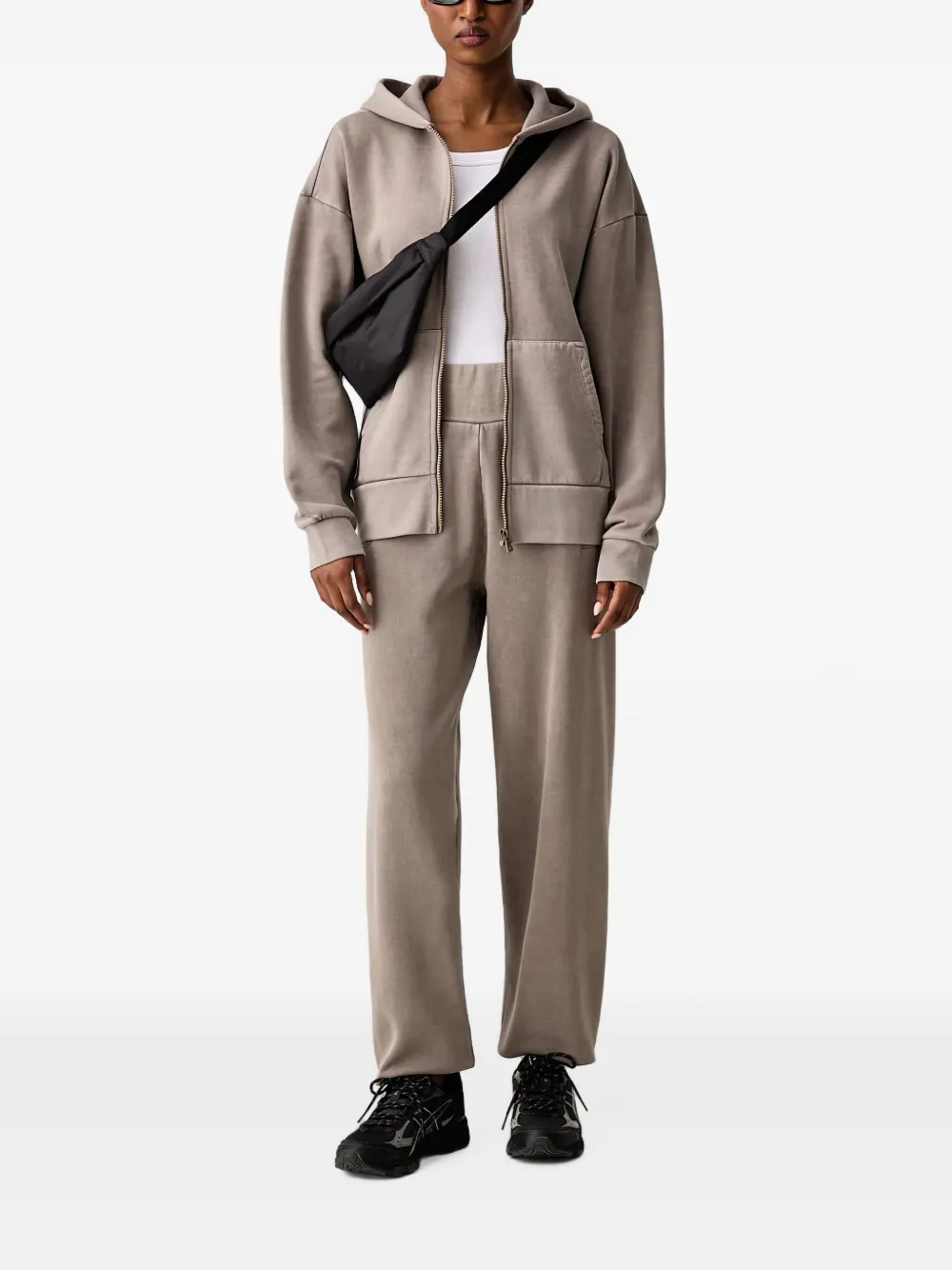 BOGNER FIRE+ICE Ilmi logo-patch track pants Grijs