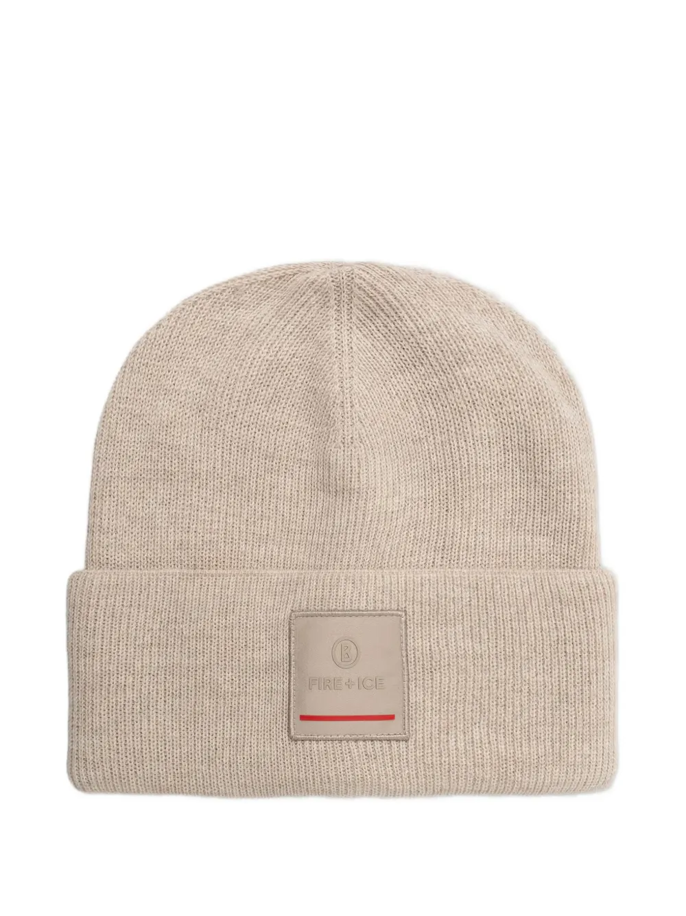 BOGNER FIRE+ICE bonnet Tarek à patch logo | tons neutres | Image 1