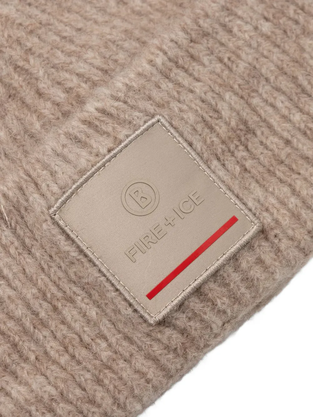 BOGNER FIRE+ICE Ribgebreide muts Beige