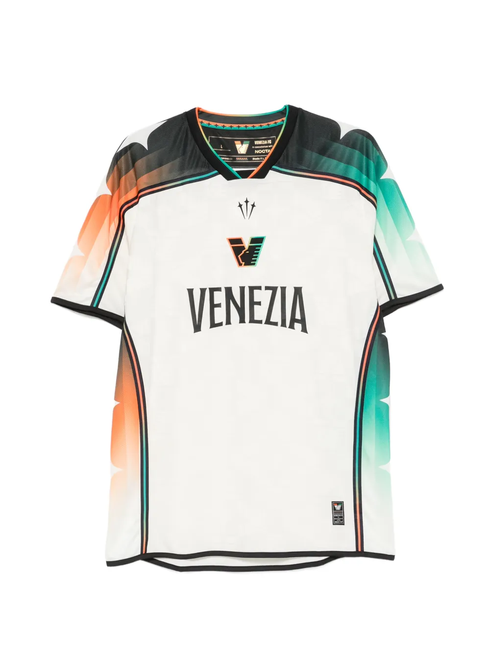 VENEZIA FC x Nocta 26/27 Away logo-print V-neck T-shirt