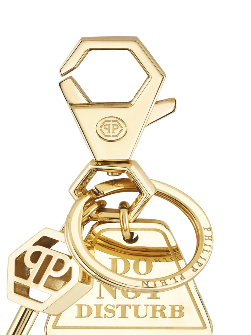 Philipp Plein Hotel keyring Goud